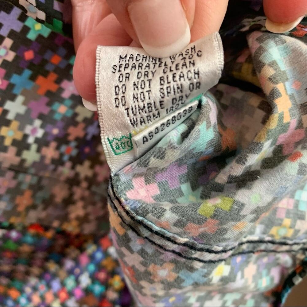 Bugatchi Uomo Multi-Color Plus Pattern Button Dow… - image 6